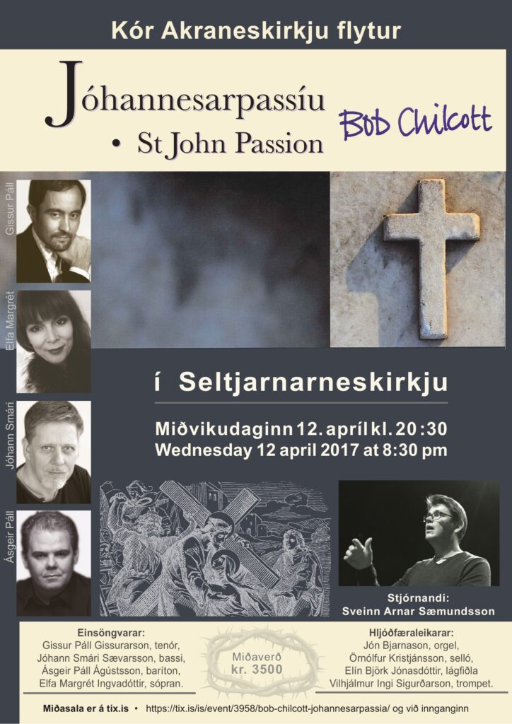St John Passion - Plaggat án kórmyndar 12.4 2017